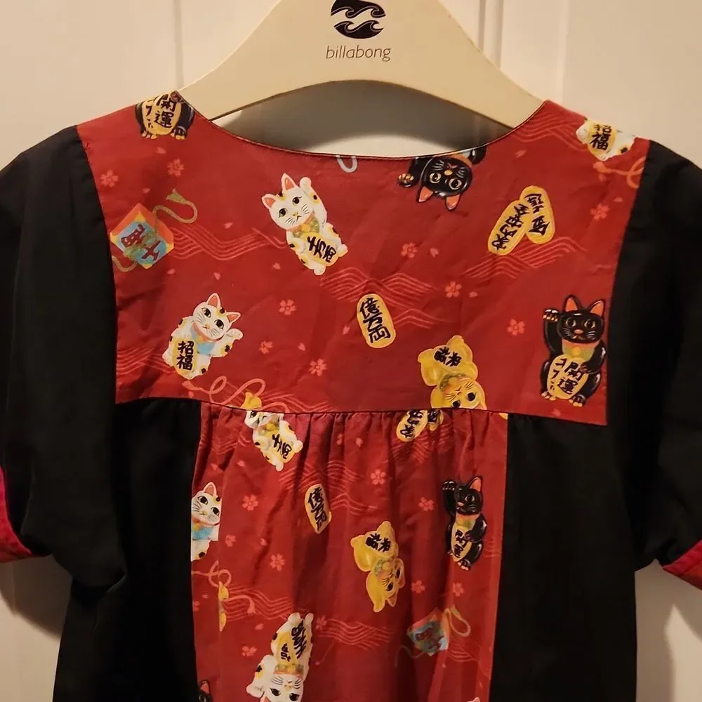 Vintage RM Lucky Cat Muumuu M
